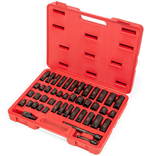 3/8 in. SAE and Metric Impact Socket Set