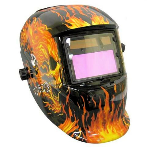Auto Darkening Welding Helmet-Flames