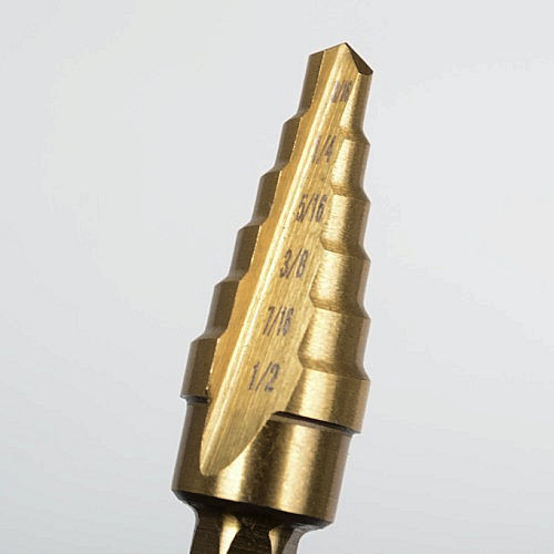 Step Bit 3/16 in -1/2 in.