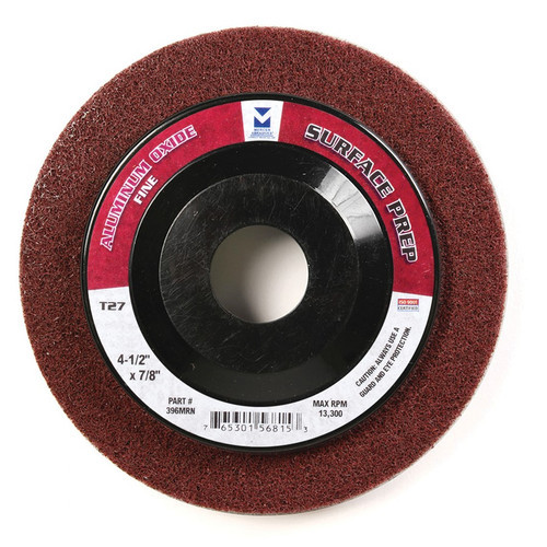 7" Maroon Aluminum Oxide Preparation Wheel-Type 27