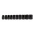 11 Pc 1/2 In. Metric Impact Socket Set