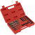 25 Pc Screw and Bolt Extractor-Drill & Guide Set
