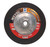 6 in. x 1/4 in. Grinding Wheel with Hub