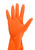Orange HD Diamond Textured Work Glove-Medium