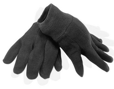 Brown jersey Gloves