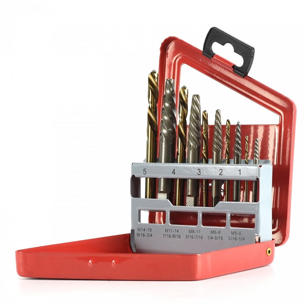 Screw Extractor & Left Hand Drill Bit Set