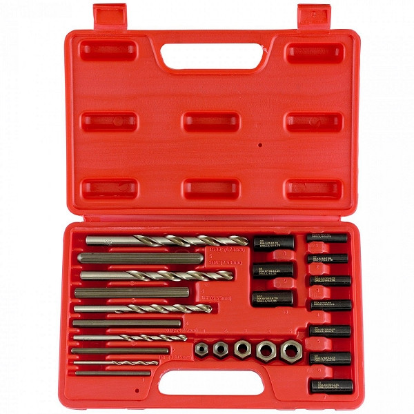 Screw Bolt Extractor-Drill & Guide Set