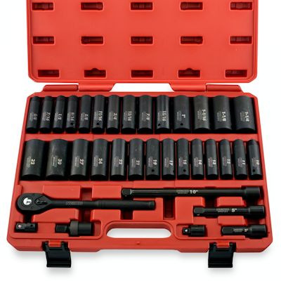 1/2 in. Drive Deep SAE & Metric Impact Socket Set