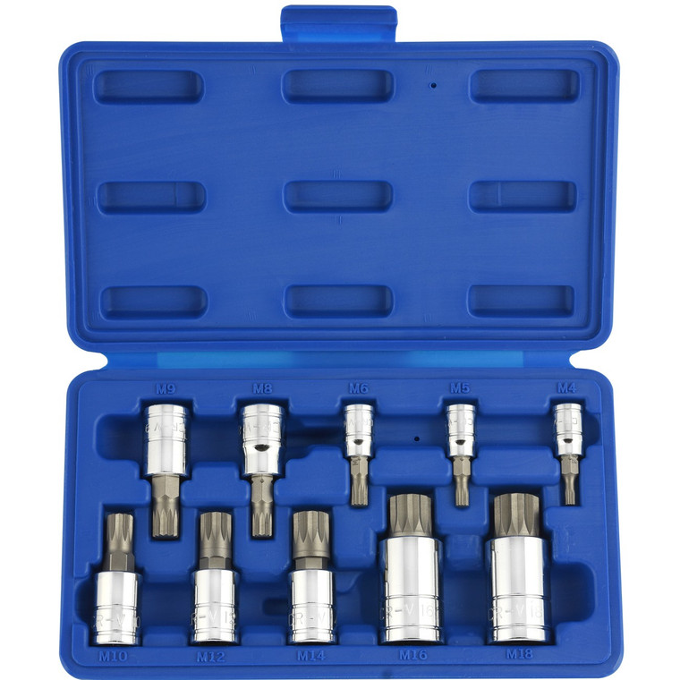 XZN Triple Square Spline Socket Bit Set