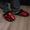 Slippers - Formline (Black/Red)