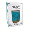 Cork Base Travel Mugs - Humpback Whale - 12 oz