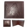 Leather Embossed Wallet - Sasquatch