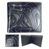 Leather Embossed Wallet - Killer Whale
