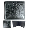 Leather Embossed Wallet - Raven Box