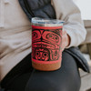 Cork Base Travel Mugs with Handle (16oz) - Treasure of Our Ancestors