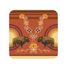 Cork-Backed Coaster - Buffaloes (MashkodeBiizhikina)