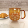 Double Walled Coloured Glass Mug - Chilkat Sun