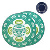 Porcelain Art Dinner Plates (Set of 2) - Moon