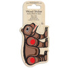 Wood Sticker - Bear