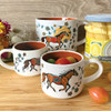 Ceramic Espresso Mugs (Set of 2) - Horse (Bebezhigooganzhii)