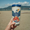 Art Travel Mug (18oz) - Eagle Salmon