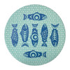 Ceramic Trivet - Salmon in the Wild