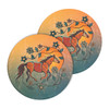 Ceramic Coasters (set of 2) - Horse (Bebezhigooganzhii)