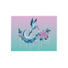 Folding Card - Hummingbird (Teal/Purple)