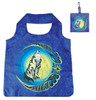 Foldable Shopping Bag - Spirit Wolf and Eagle Moon