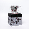 Double Walled Glass Mug- Raven Fin Killer Whale