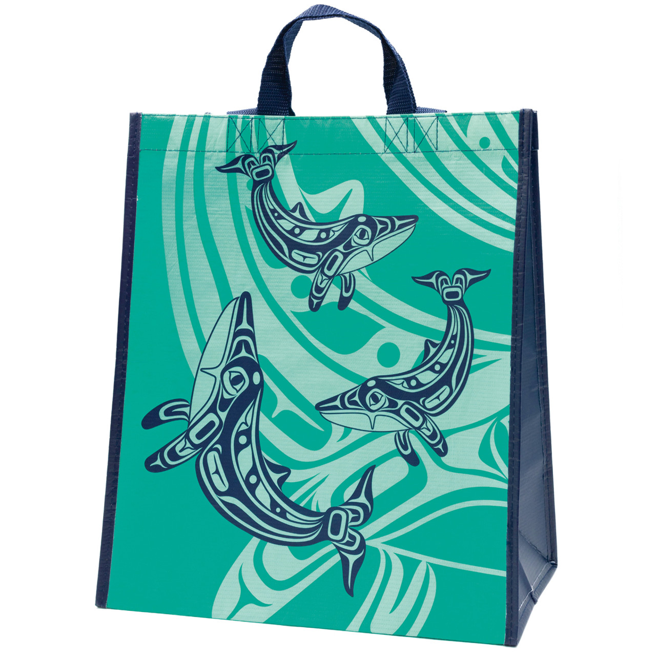 Eco Bag Large - Humpback Whale, Gordon White, Haida | Native Northwest