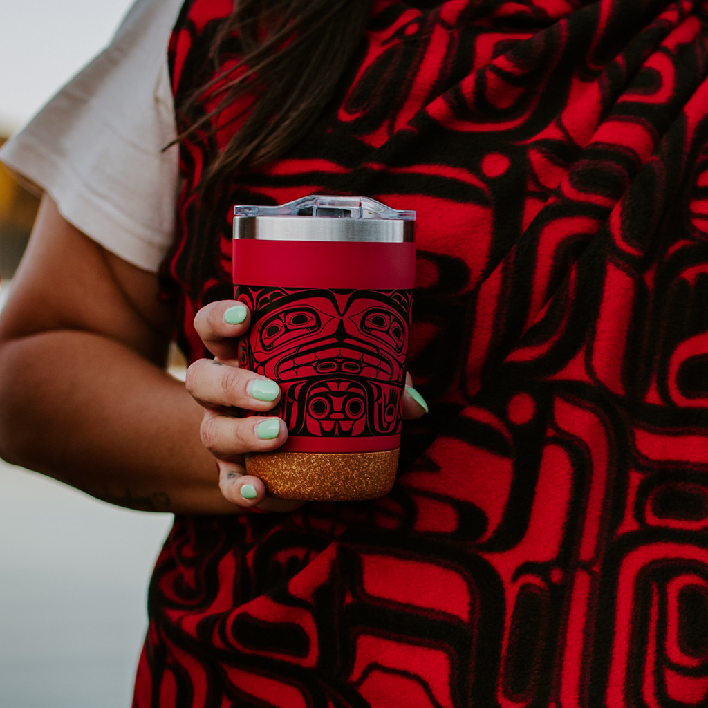 Cork Base Travel Mugs - Treasure of Our Ancestors - 12 oz, Donnie