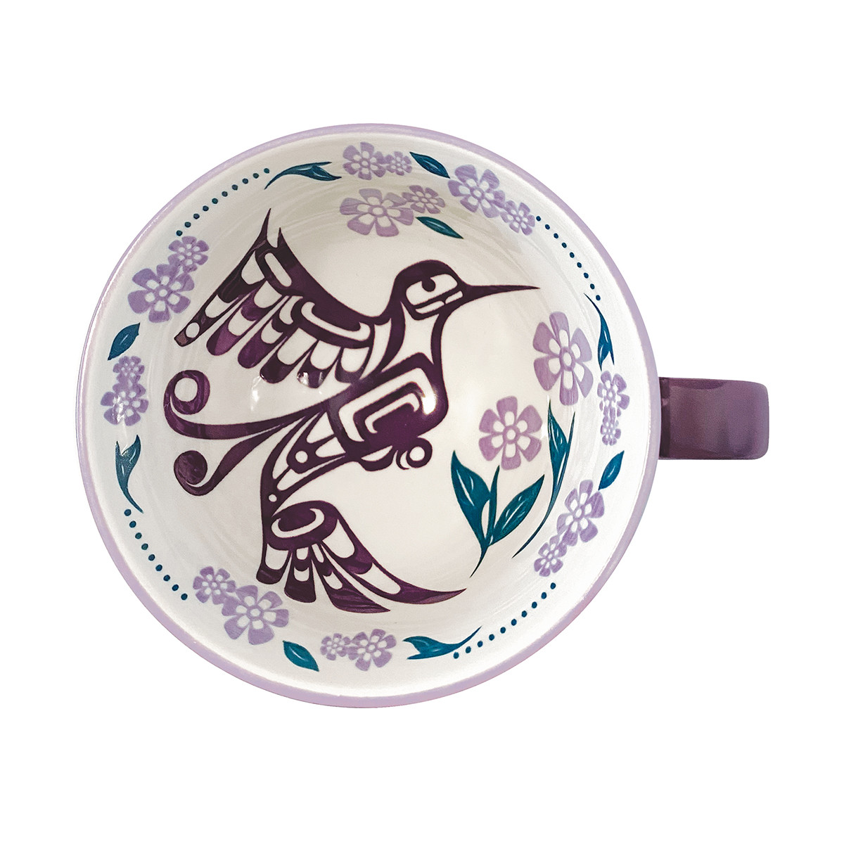 Porcelain Art Mug - Hummingbird, Francis Dick, Kwakwaka'wakw