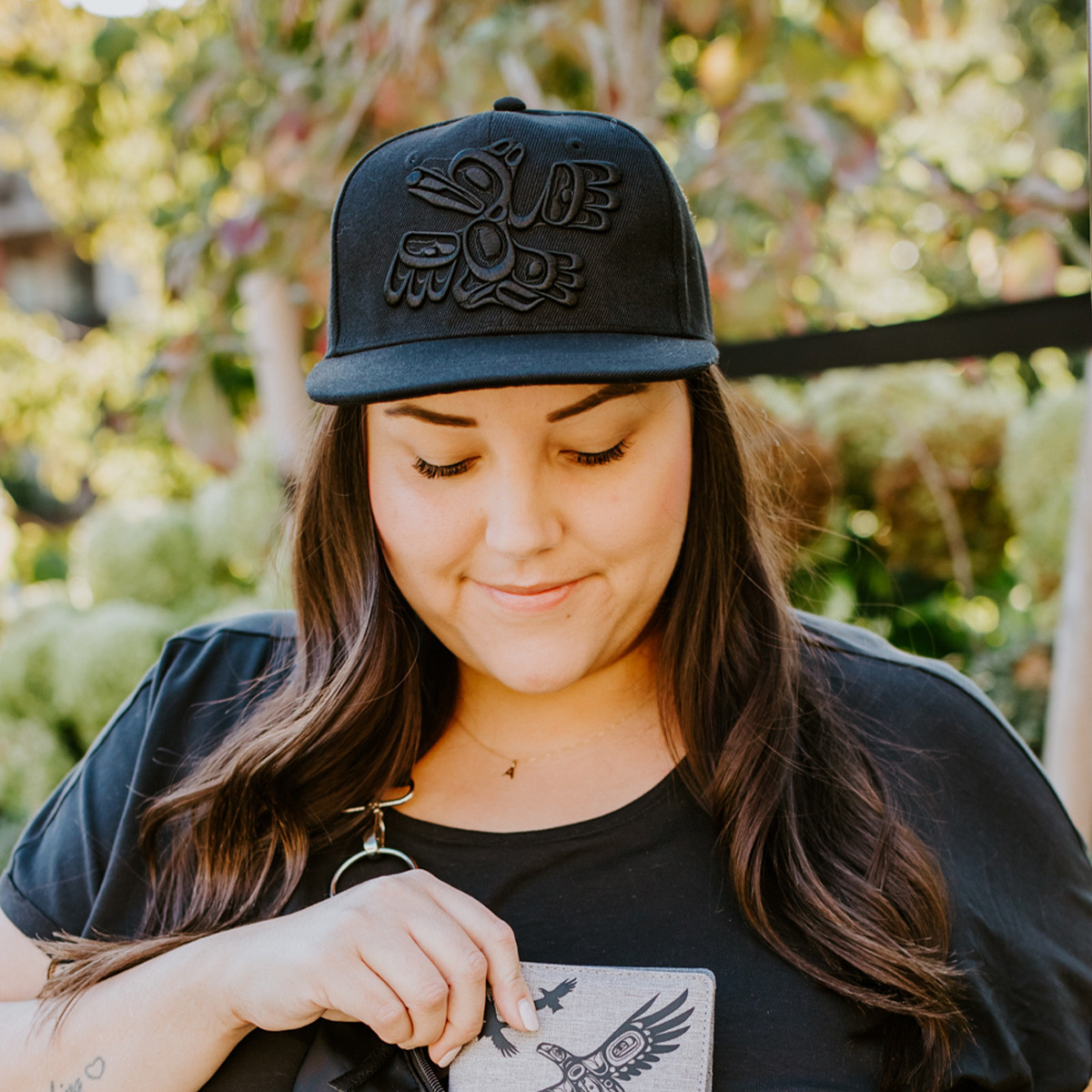 Snapback Cap - Raven, Allan Weir, Haida | Native Northwest