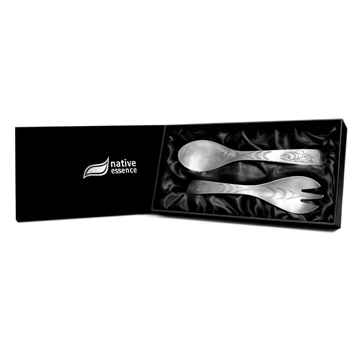 Pewter Serving Set - Salmon Spirit, Francis Horne, Sr., Coast