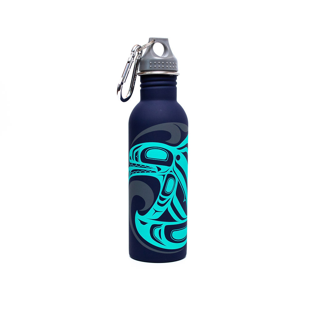 Water Bottle - Killer Whale, Trevor Angus, Gitxsan | Native Northwest