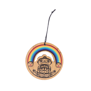 Wood Ornament - Rainbow