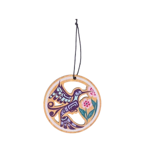 Wood Ornament - Hummingbird