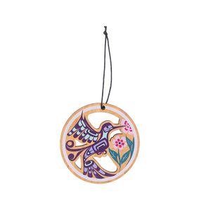 Wood Ornament - Hummingbird
