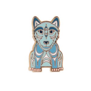 Enamel Pin - Wolf - Simone Diamond