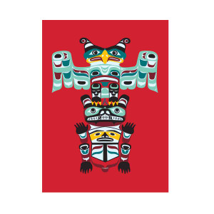 Postcard - Totem