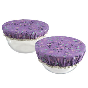 Set of 2 Reusable Bowl Covers - Hummingbirds