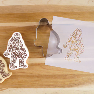 Cookie Cutter and Stencil Set - Sasquatch