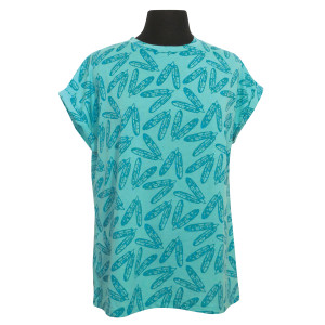 Loose Fit Women's T-Shirt - Feathers