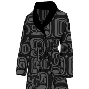 Lounge Robes  - Formline (Black/Grey)