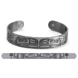 Brushed Silver Bracelet - Thunderbird