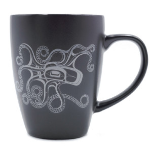 Black Mug - Octopus (Nuu)