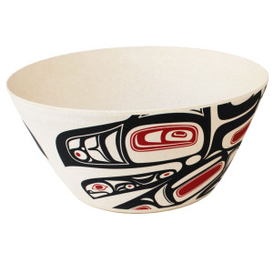 Bamboo Bowl (10") - Running Raven