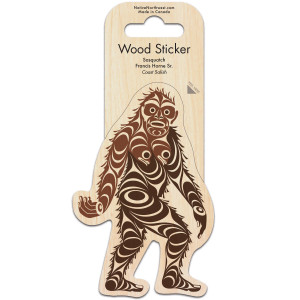 Wood Sticker - Sasquatch