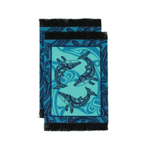 Blanket Coasters (Set of 2) -  Humpback Whale